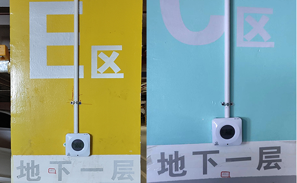 一氧化碳探測器工作現(xiàn)場圖